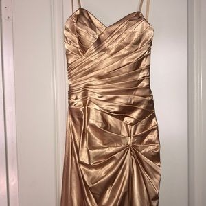 Gold/champagne mermaid dress